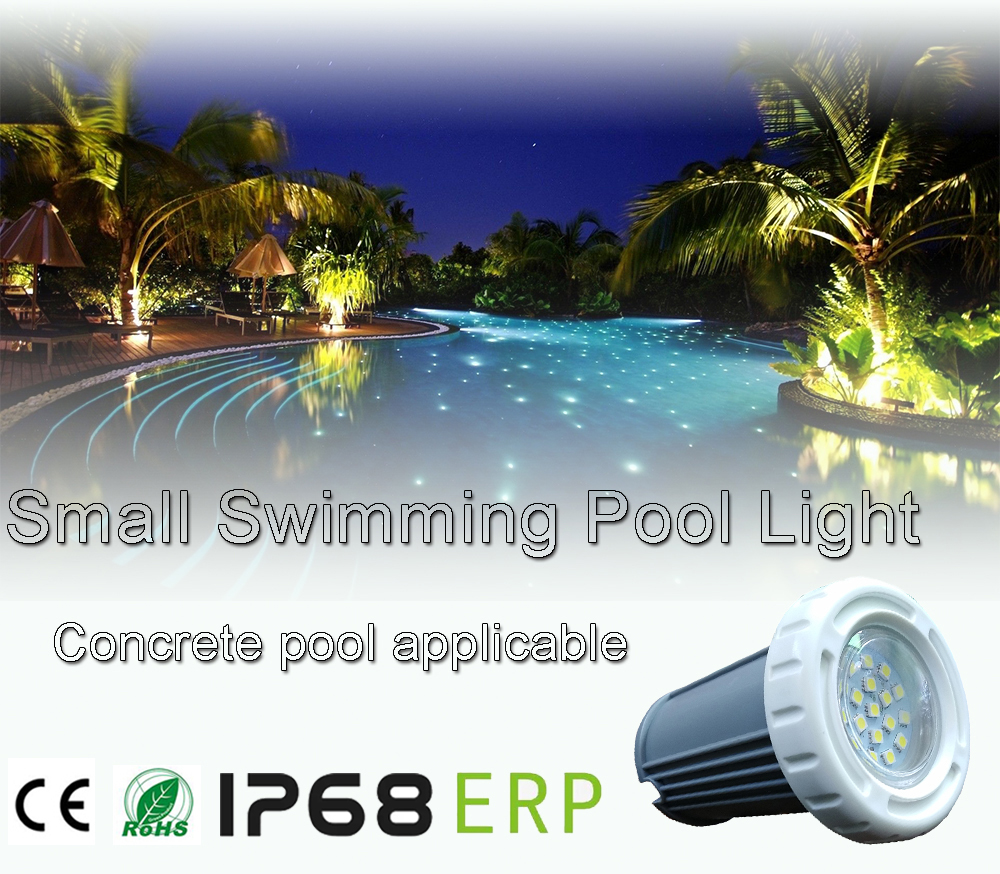 3W Small Swimming Pool Light Concrete Jackery