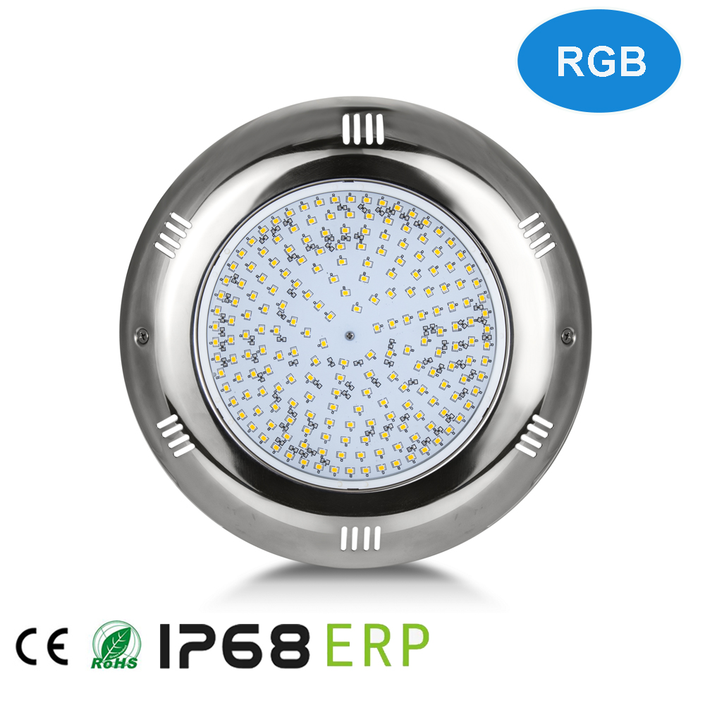 18W RGB 316/V4A Stainless Steel Fiber-glass Swimming Pool Light