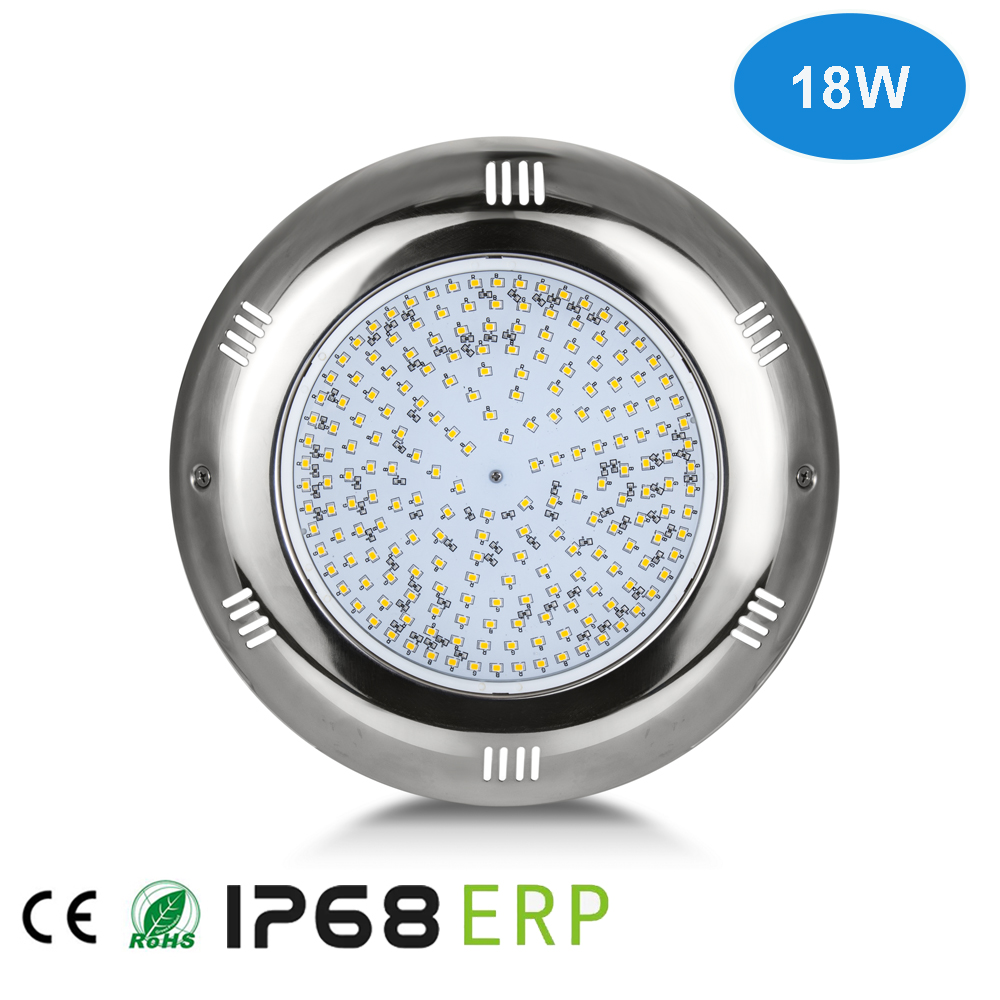 18W 316/V4A Stainless Steel Surface mounted Swimming Pool Light