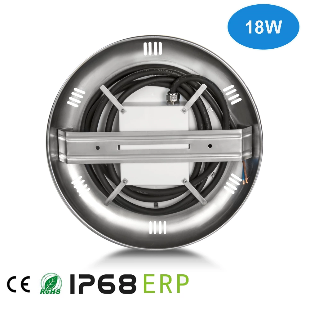 18W 316/V4A Stainless Steel Surface mounted Swimming Pool Light