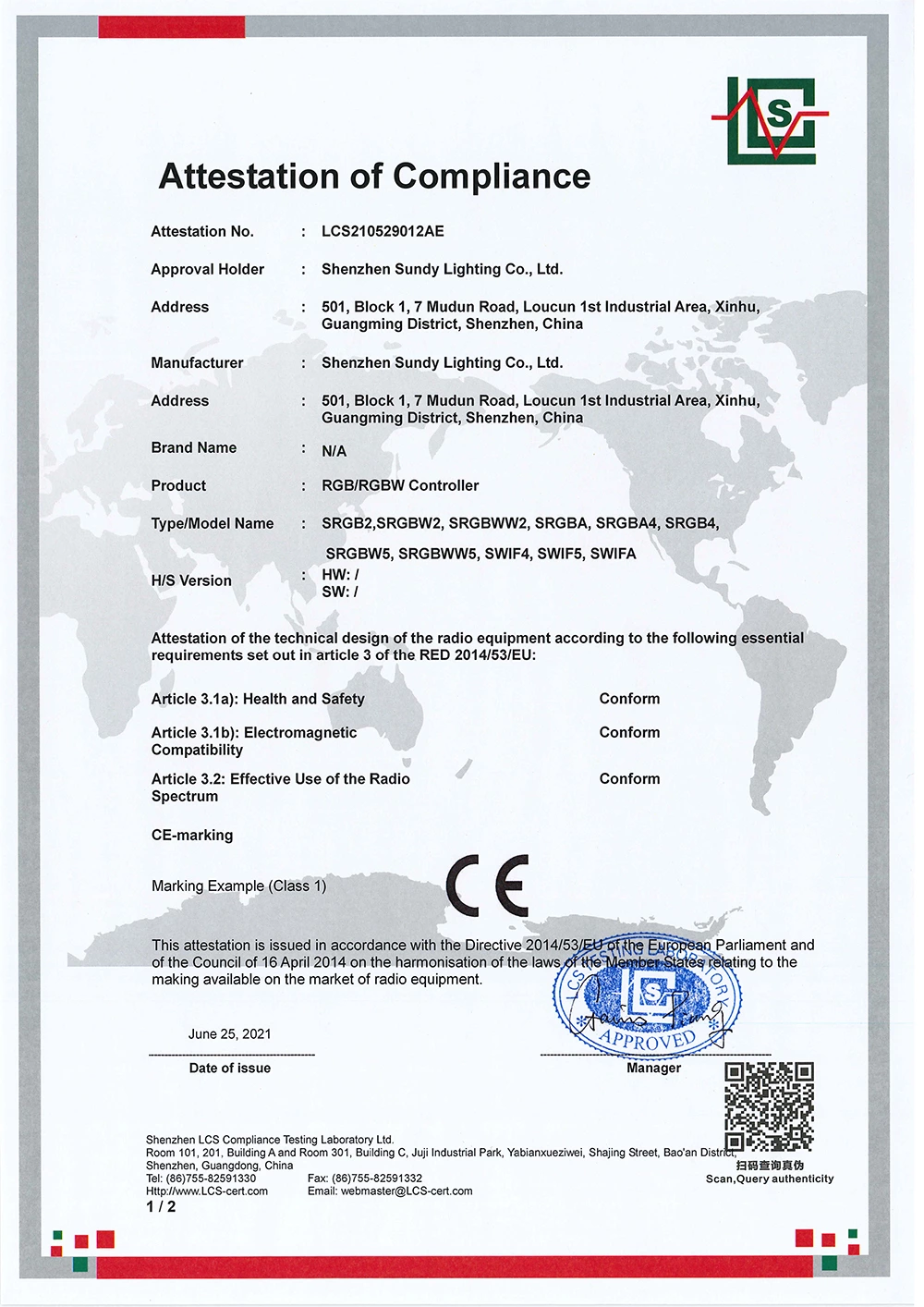 CE Certification