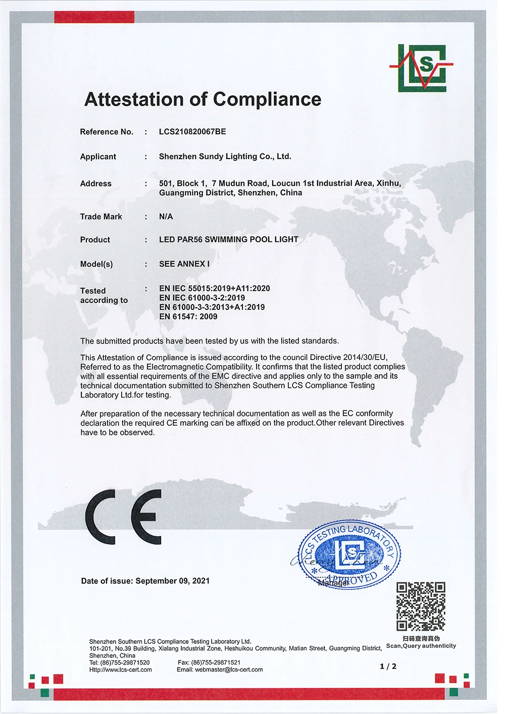 CE Certification