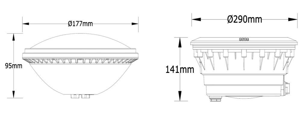 25W ABS PAR56 Swimming Pool Light -- High Power LED Chip