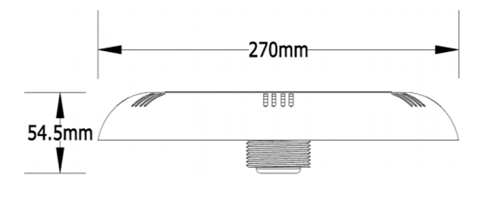 18W RGB 316/V4A Stainless Steel Fiber-glass Swimming Pool Light