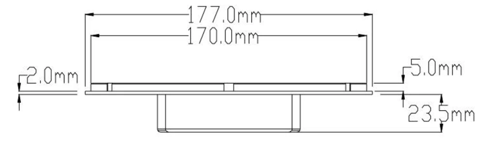 18W RGB Flat PAR56 Swimming Pool Light