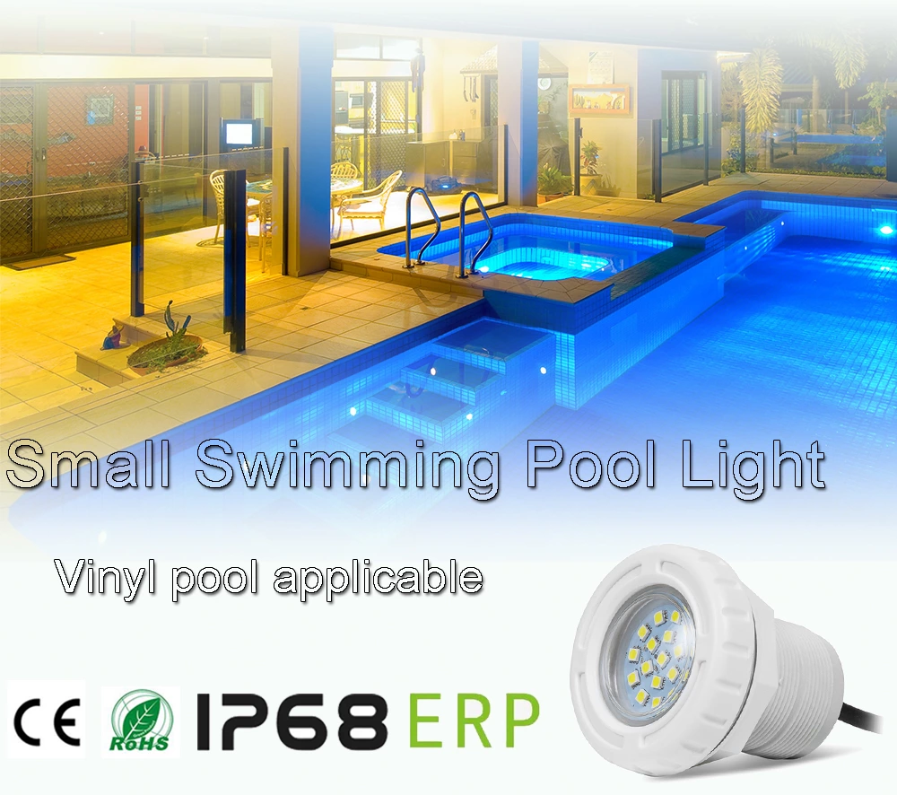 3W RGB Small Swimming Pool Light(vinyl)