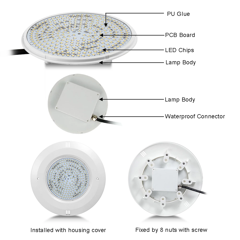 18W Flat PAR56 Swimming Pool Light