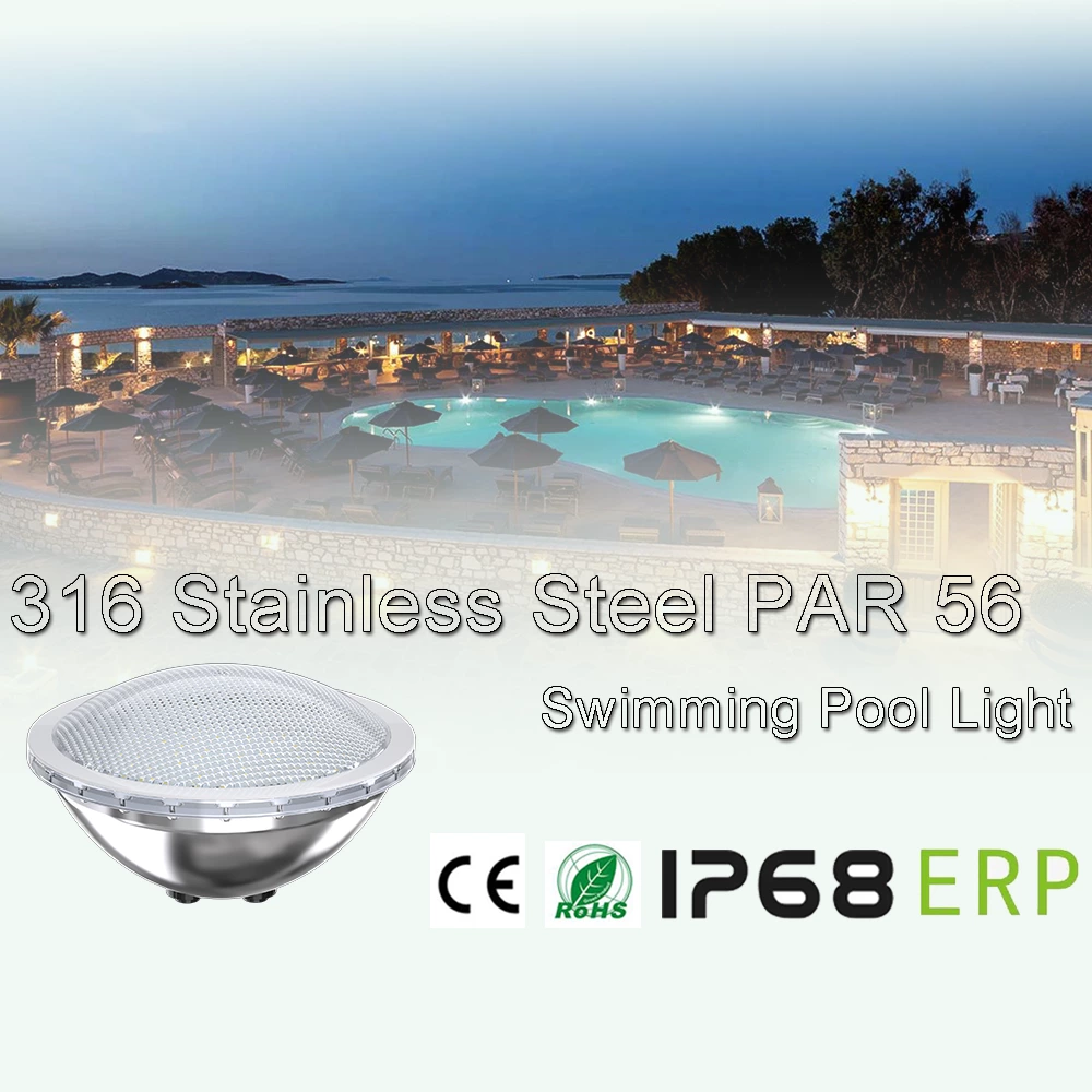 70W V4A/316 Stainless Steel PAR56 Swimming Pool Light