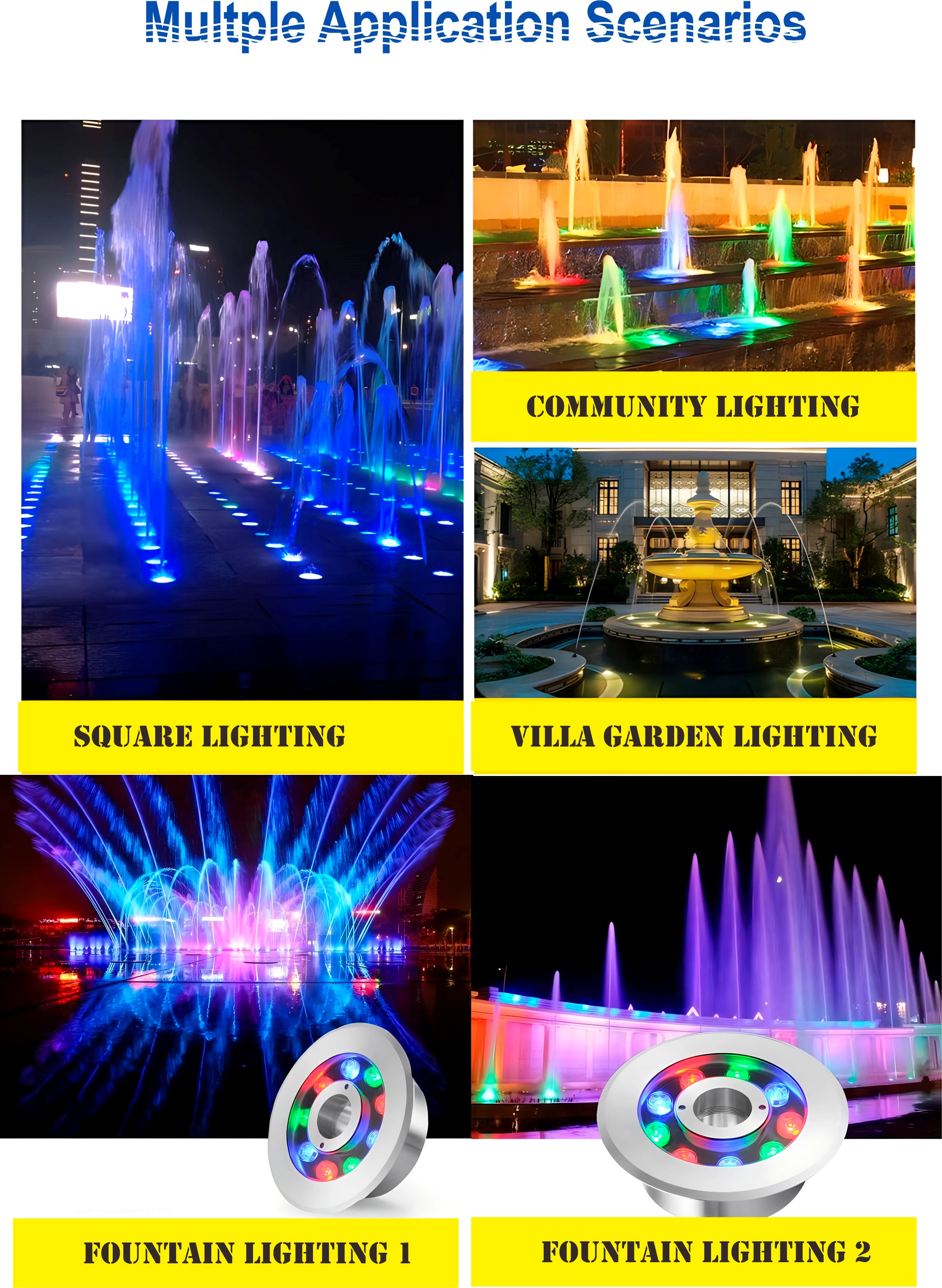 Underwater Fountain Lights