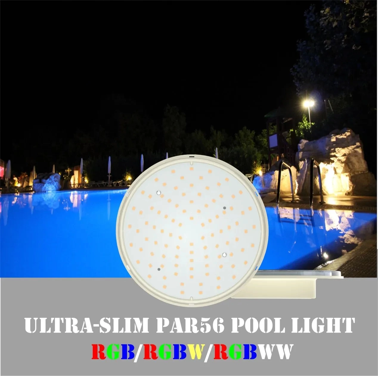 Outdoor pool light