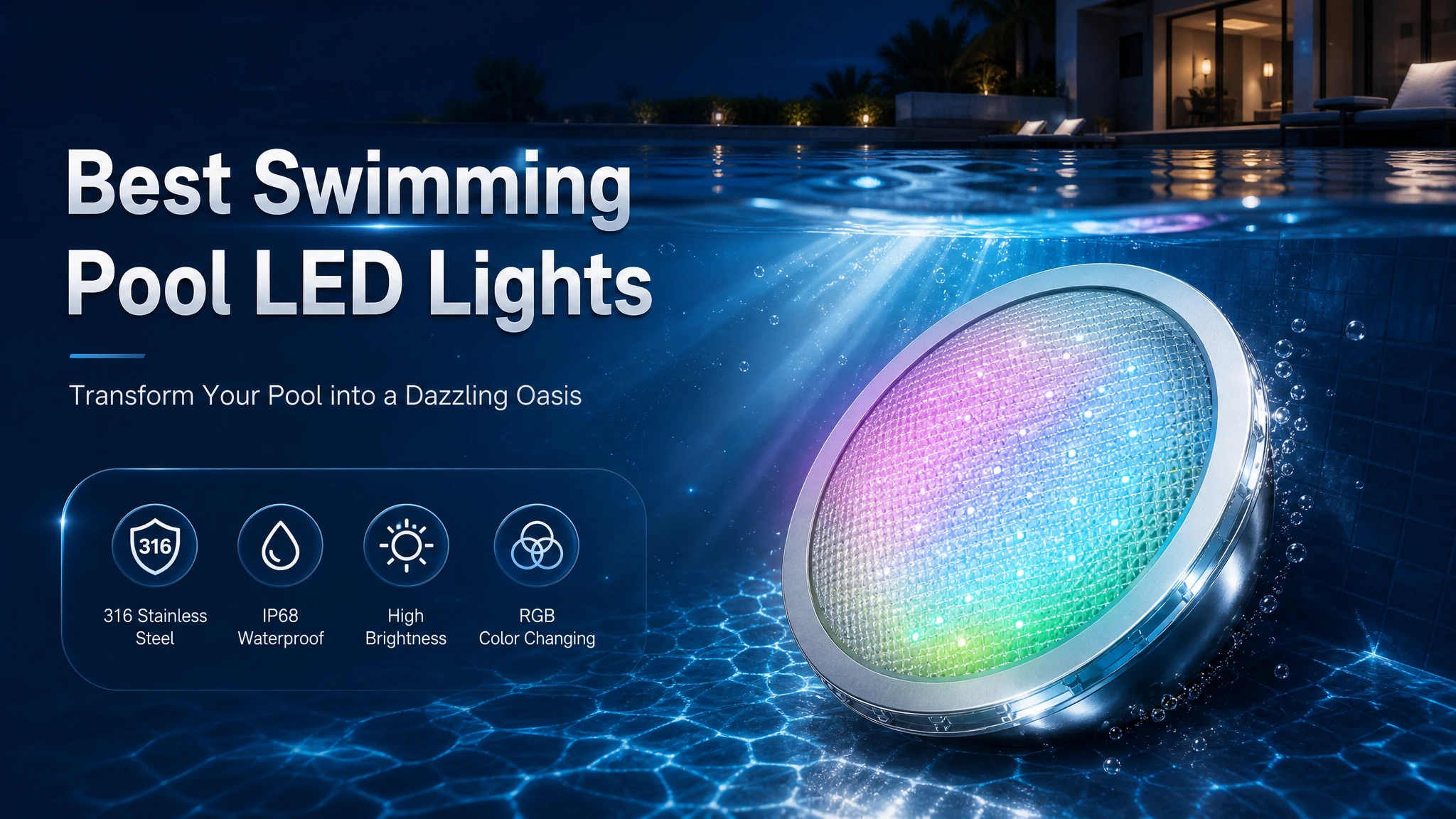 Best swimming pool led lights
