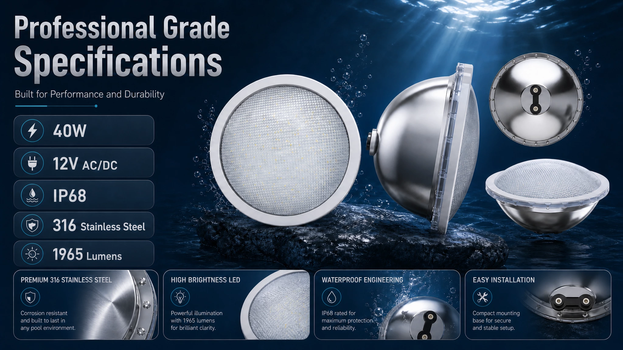 Best swimming pool led lights