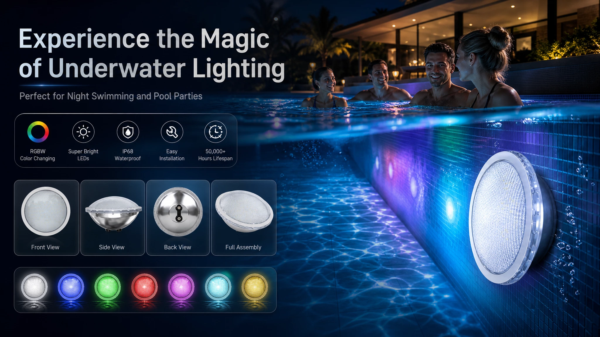 Best swimming pool led lights