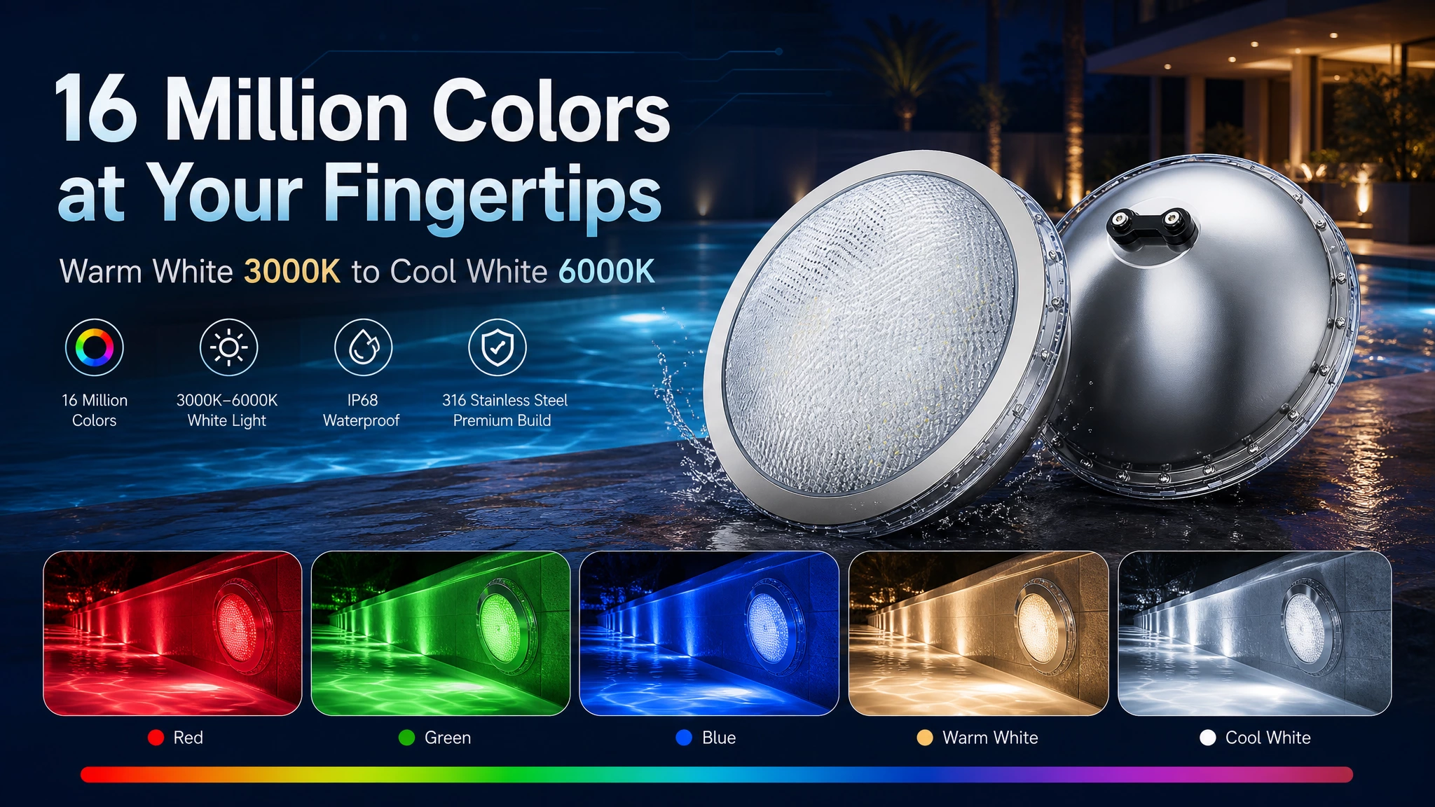 Best swimming pool led lights