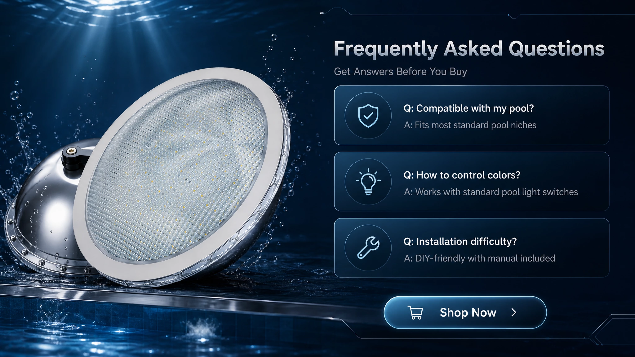 Best swimming pool led lights