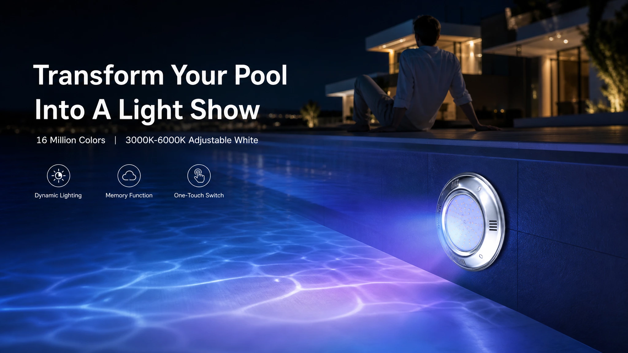 Remote control pool lights