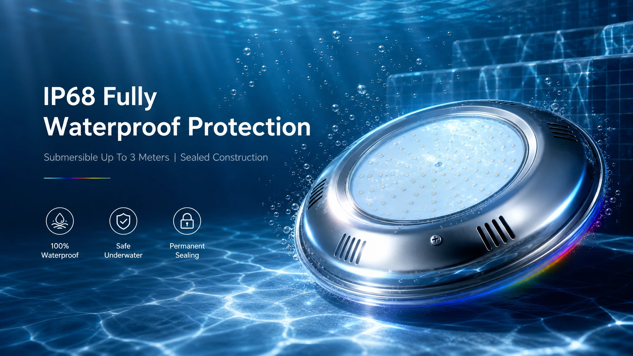 Remote control pool lights