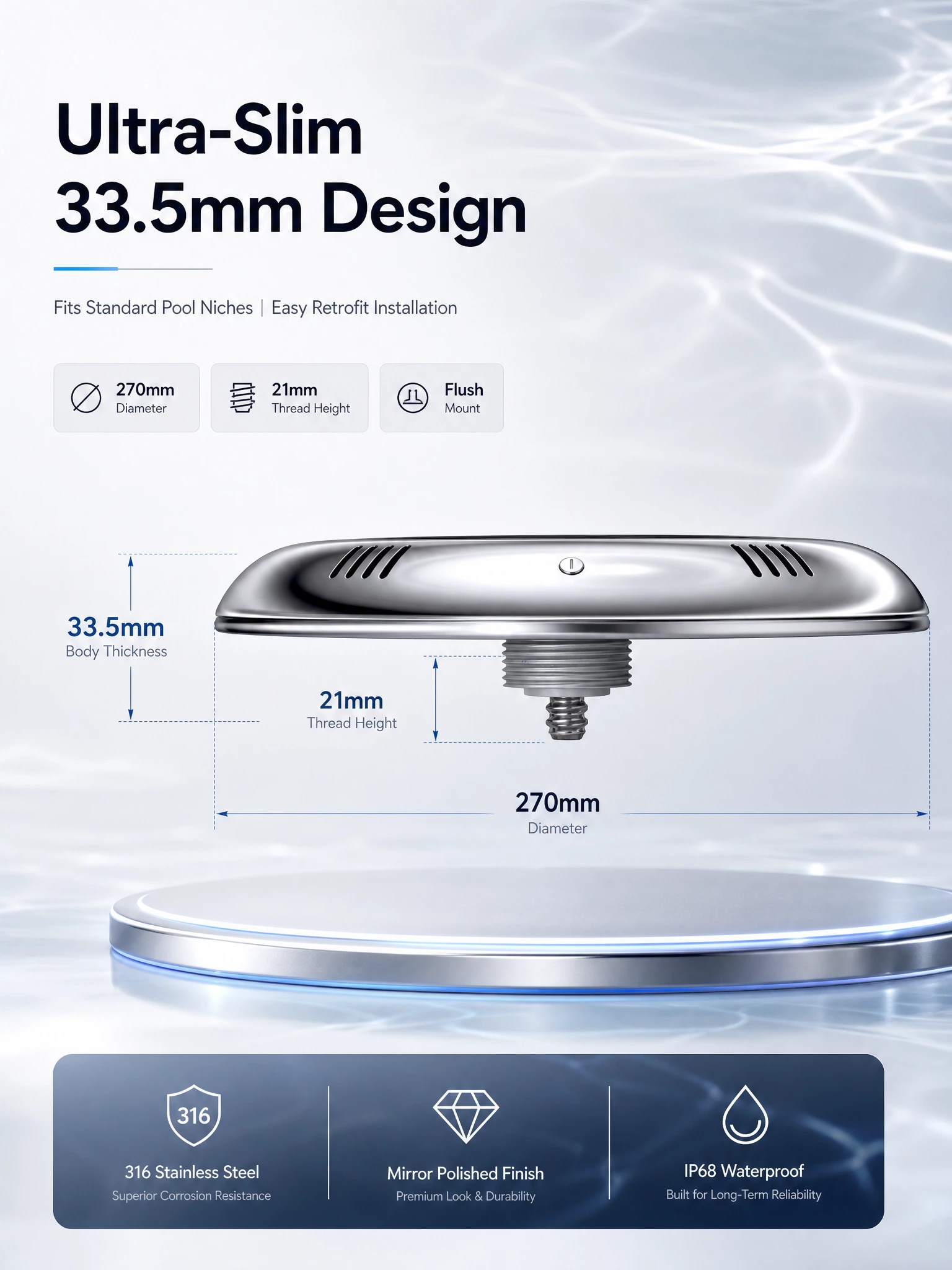 Remote control pool lights