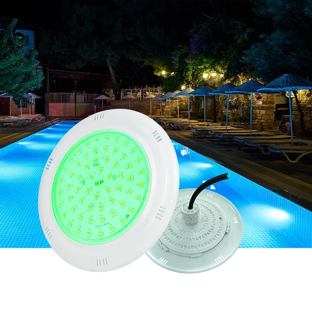 New pool light fixture