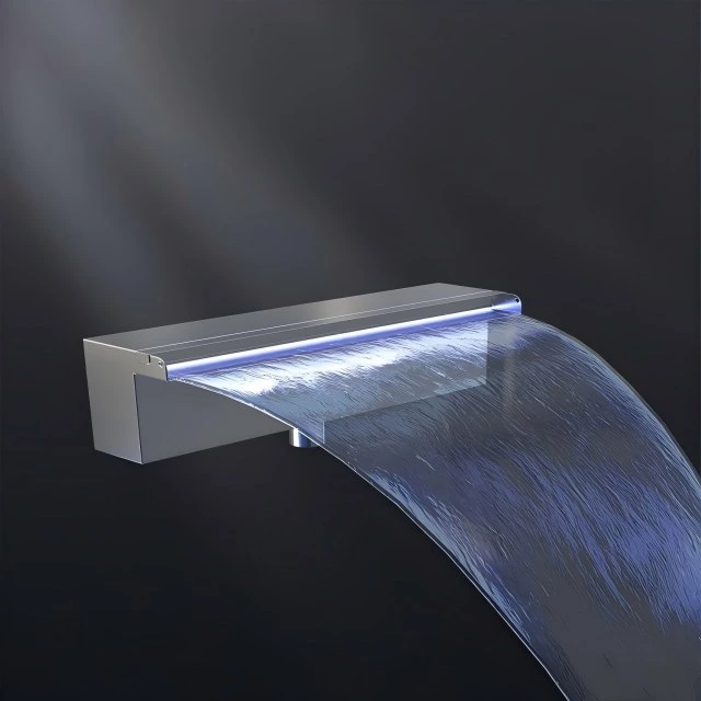Waterfall outlet