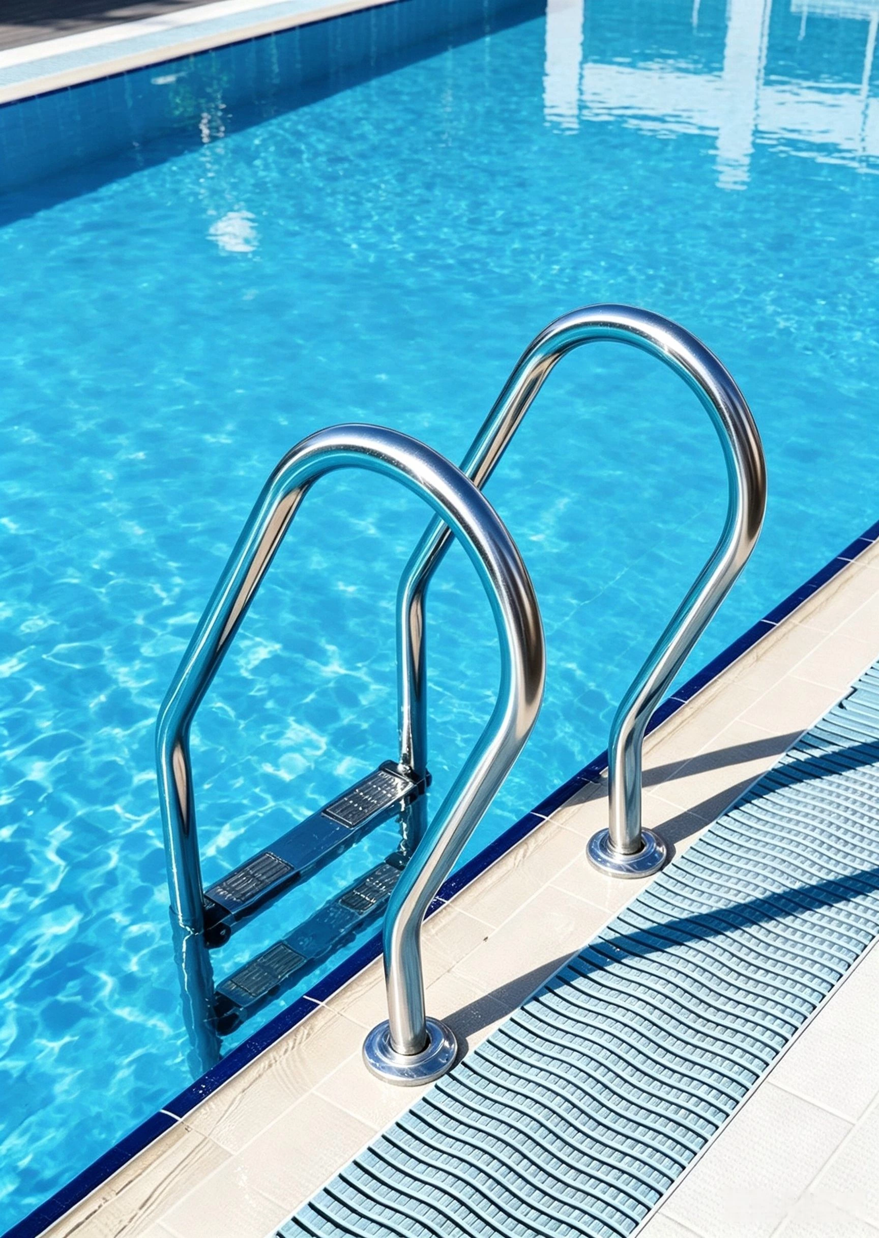 316 stainless steel 3 step pool ladder.