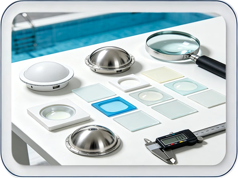 316 stainless steel pool light housing appearance custom OEM ODM