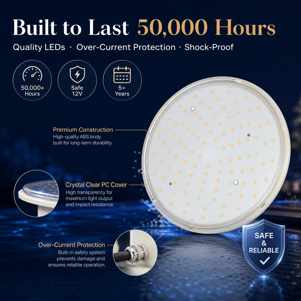 low voltage swimming pool lights