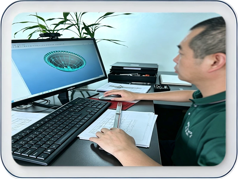 OEM ODM pool light 3D model design at Sundy Lighting factory
