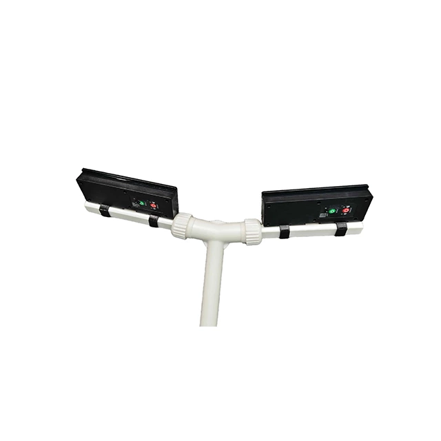 solar dual‑head fountain light